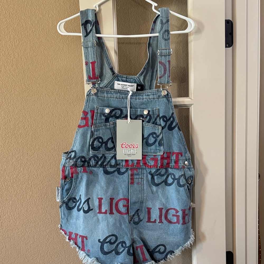 The Laundry Room Coors Light Denim Overalls